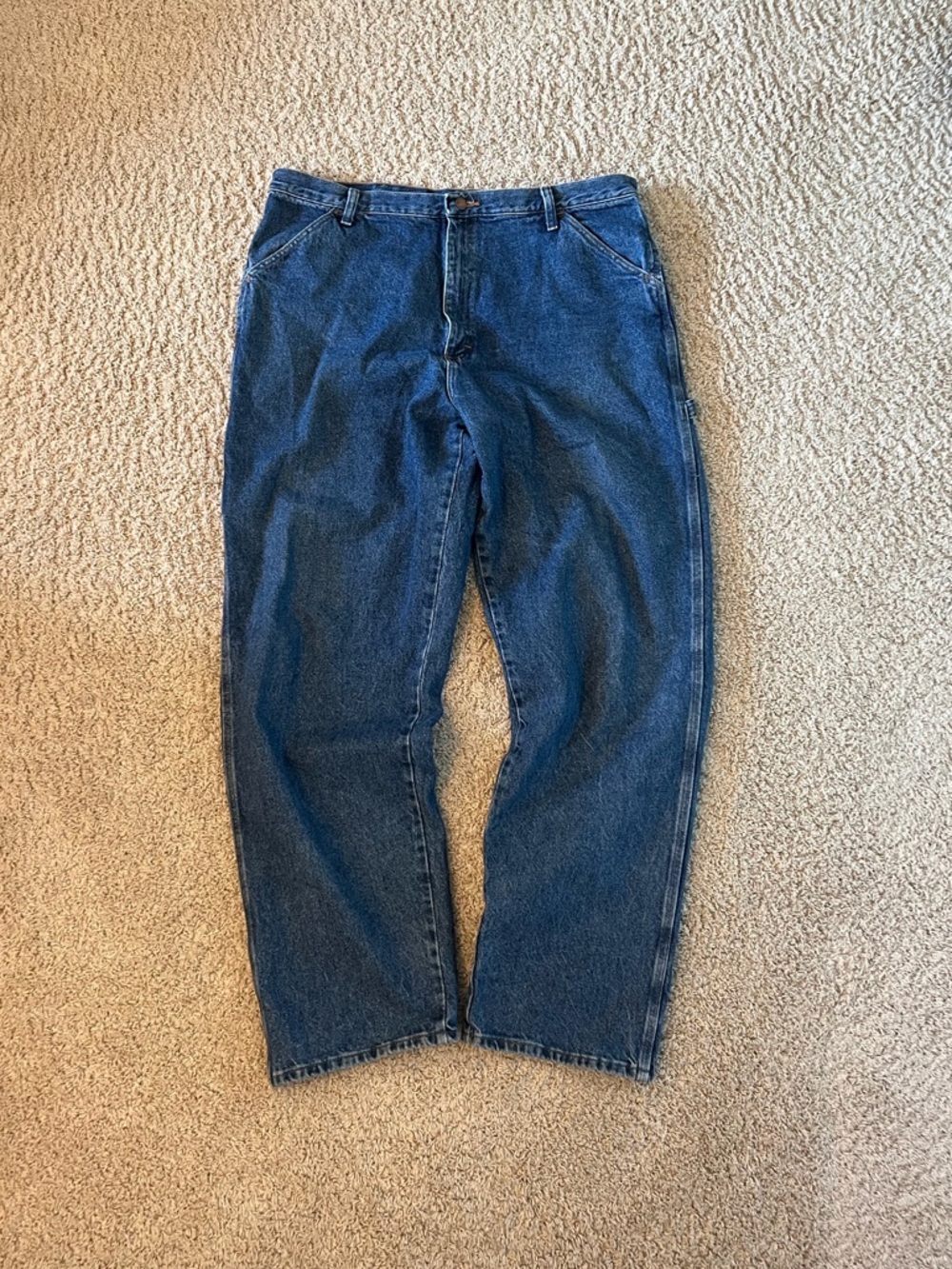 Classic Men's Blue Denim Jeans
